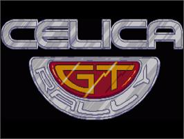 Title screen of Toyota Celica GT Rally on the Commodore Amiga.