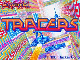 Title screen of Tracers on the Commodore Amiga.