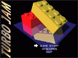 Title screen of Turbo Jam on the Commodore Amiga.