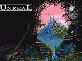 Title screen of Unreal on the Commodore Amiga.