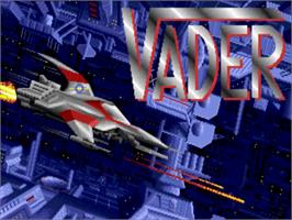 Title screen of Vader on the Commodore Amiga.