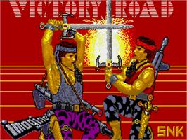 Title screen of Victory Road on the Commodore Amiga.