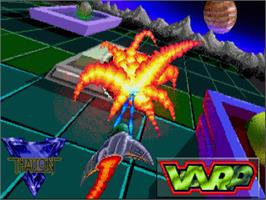 Title screen of Warp on the Commodore Amiga.