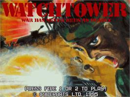 Title screen of Watchtower on the Commodore Amiga.