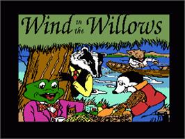 Title screen of Wind In The Willows on the Commodore Amiga.