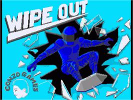 Title screen of Wipe Out on the Commodore Amiga.