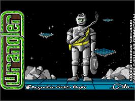 Title screen of Wrangler on the Commodore Amiga.