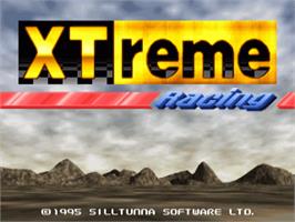 Title screen of XTreme Racing on the Commodore Amiga.