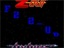 Title screen of Z-Out on the Commodore Amiga.