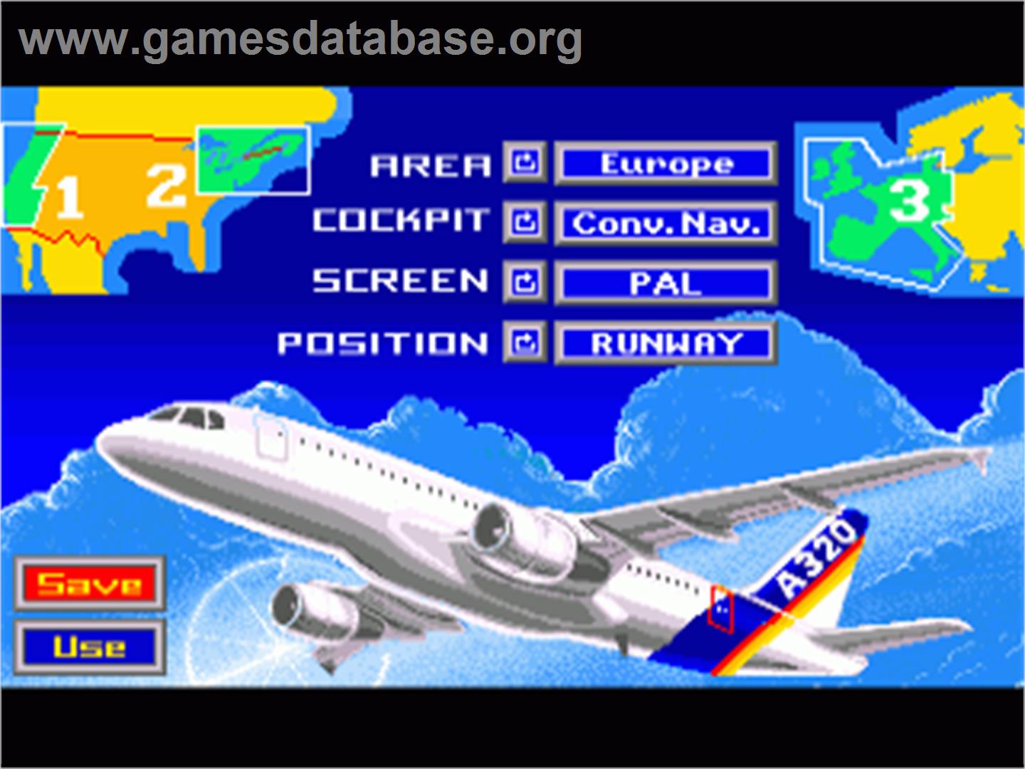 A320 Airbus Vol. 2 - Commodore Amiga - Artwork - Title Screen