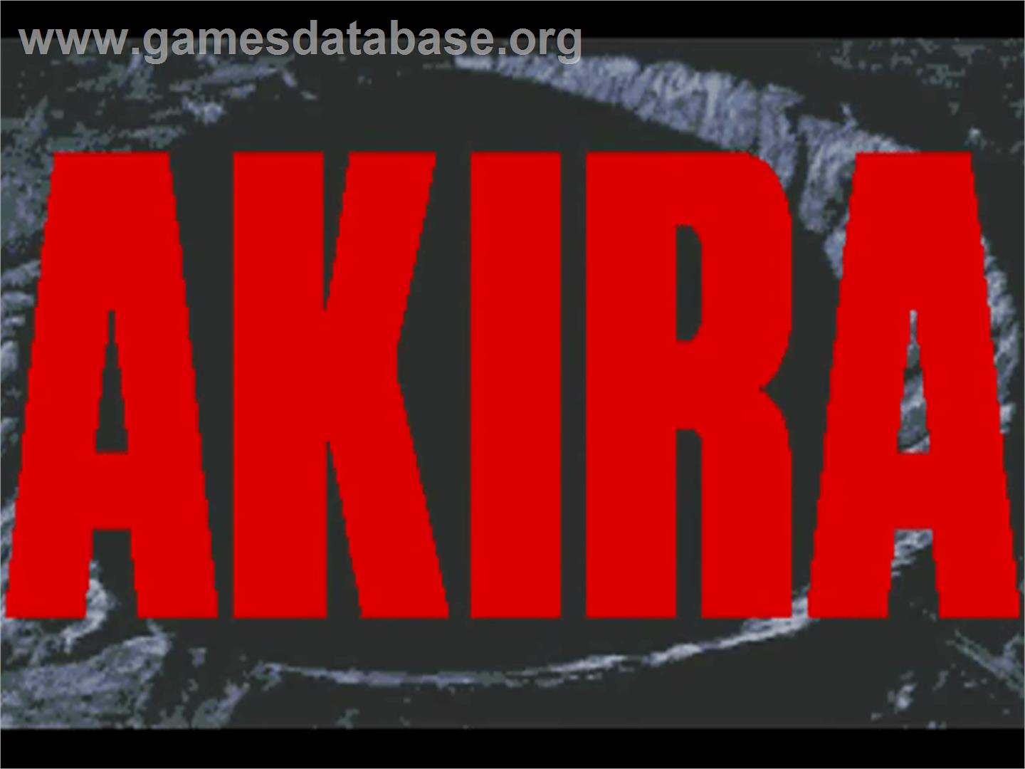 Akira - Commodore Amiga - Artwork - Title Screen