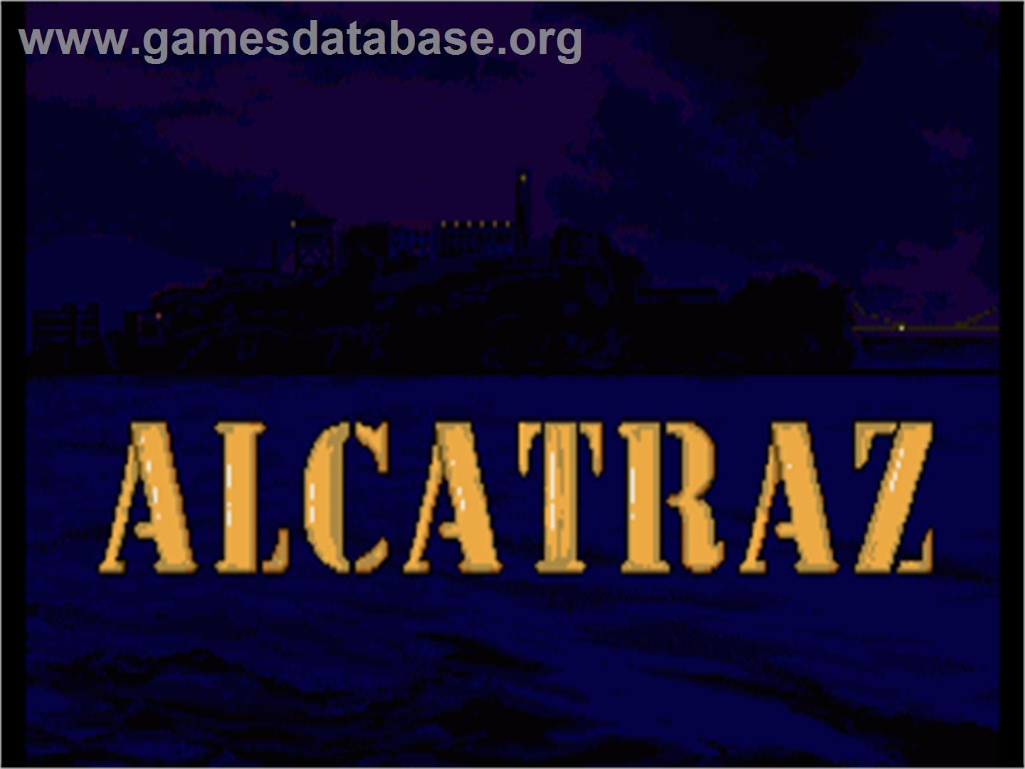 Alcatraz - Commodore Amiga - Artwork - Title Screen