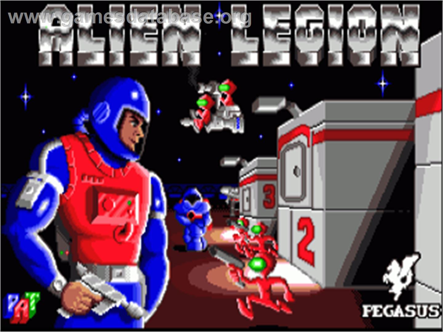 Alien Legion - Commodore Amiga - Artwork - Title Screen