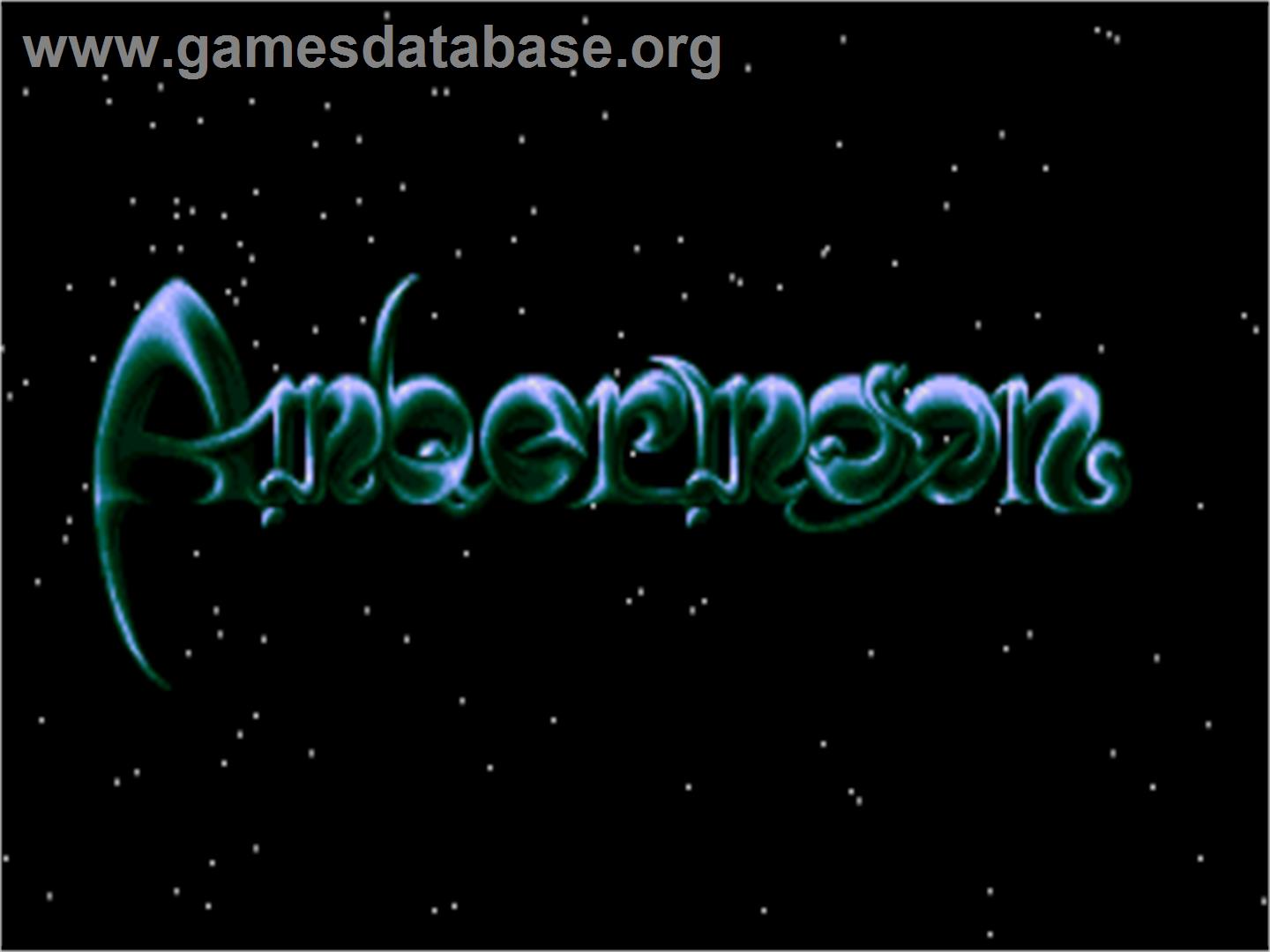 Ambermoon - Commodore Amiga - Artwork - Title Screen