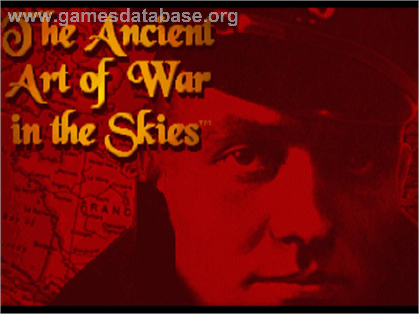 Ancient Art of War in the Skies - Commodore Amiga - Artwork - Title Screen