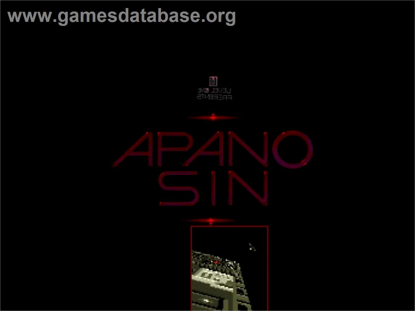 Apano Sin - Commodore Amiga - Artwork - Title Screen
