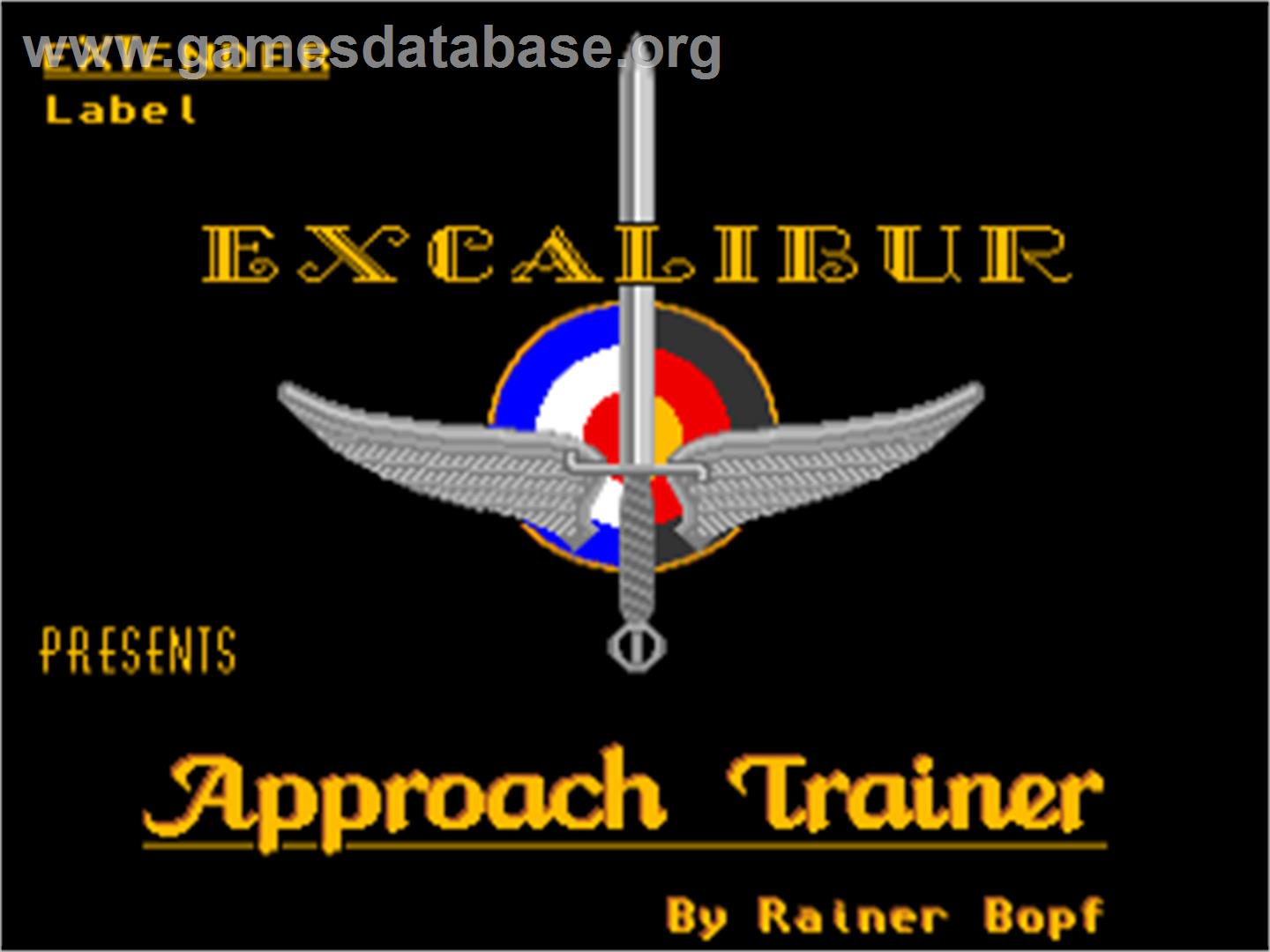 Approach Trainer - Commodore Amiga - Artwork - Title Screen