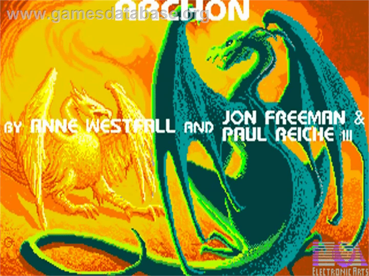Archon: The Light and the Dark - Commodore Amiga - Artwork - Title Screen
