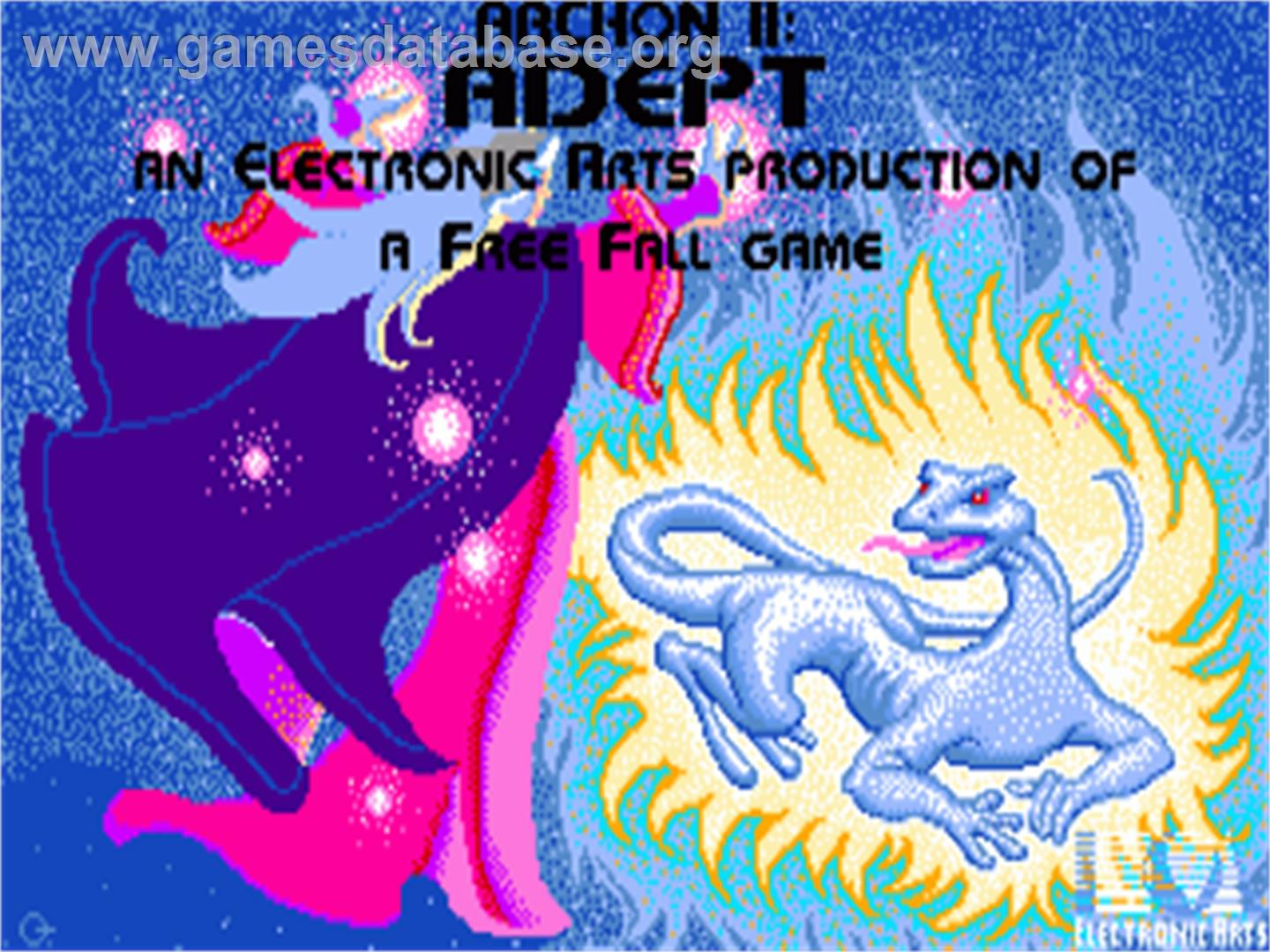 Archon 2: Adept - Commodore Amiga - Artwork - Title Screen