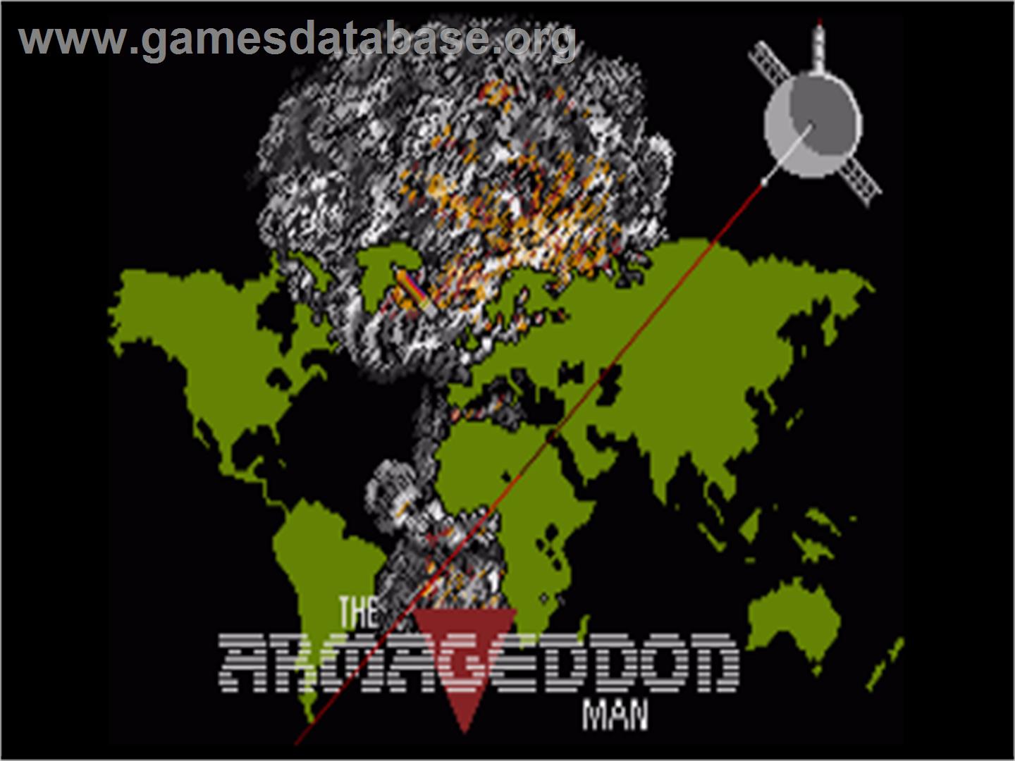 Armageddon Man, The - Commodore Amiga - Artwork - Title Screen