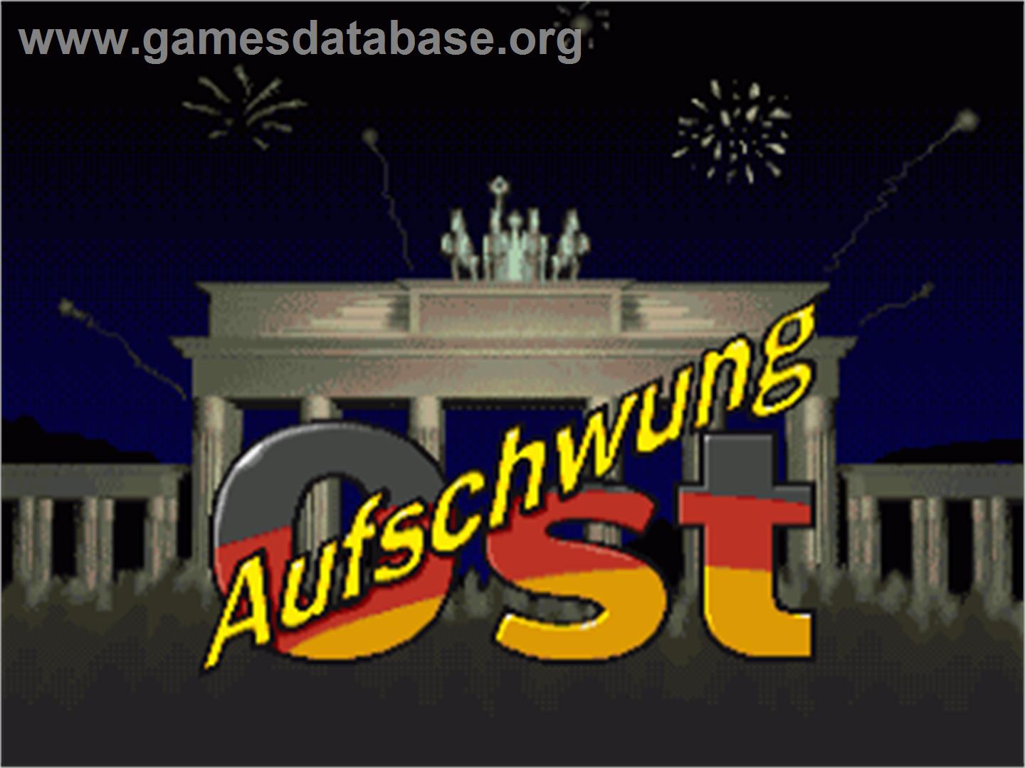 Aufschwung Ost - Commodore Amiga - Artwork - Title Screen