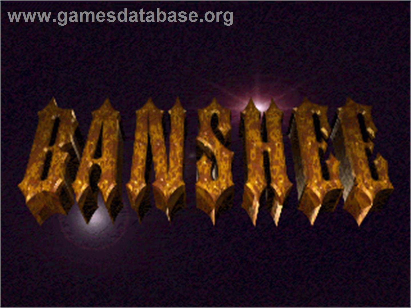 Banshee - Commodore Amiga - Artwork - Title Screen