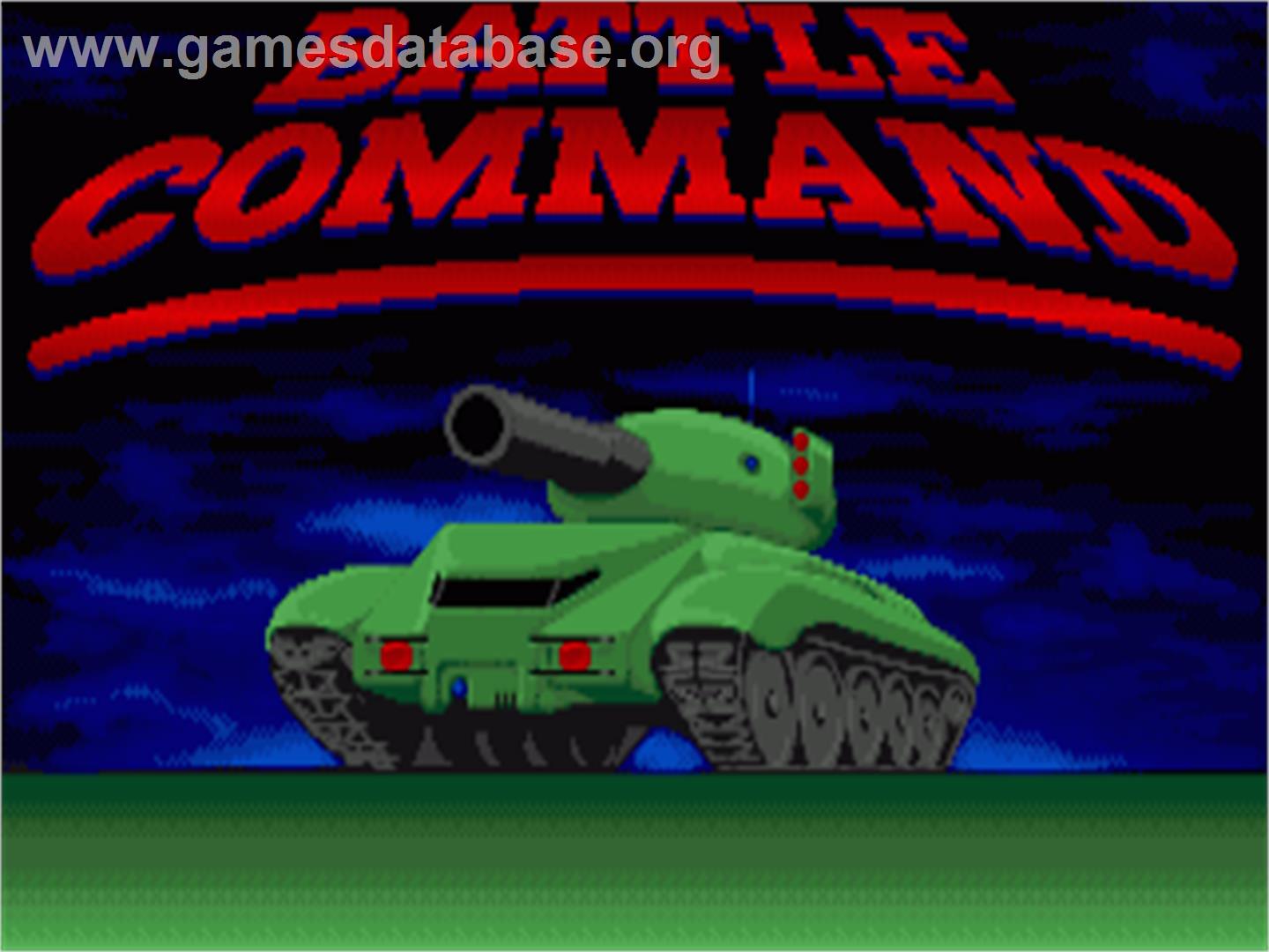 Battle Command - Commodore Amiga - Artwork - Title Screen