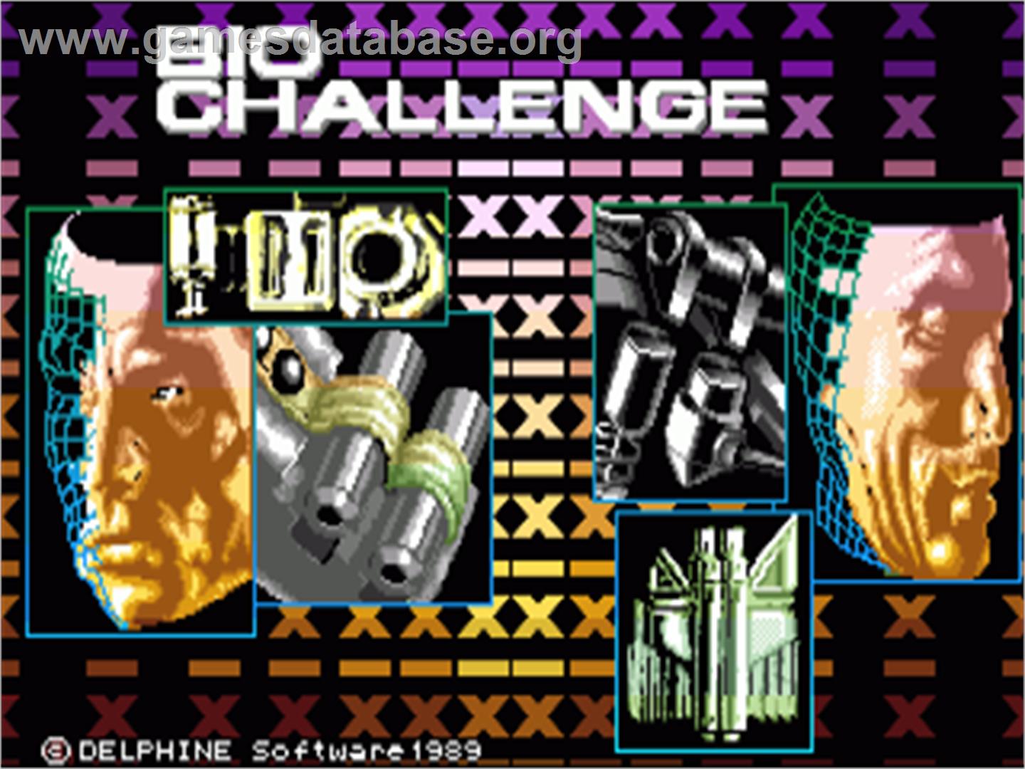 Bio Challenge - Commodore Amiga - Artwork - Title Screen