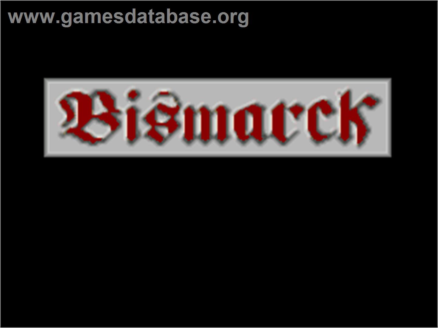 Bismarck - Commodore Amiga - Artwork - Title Screen