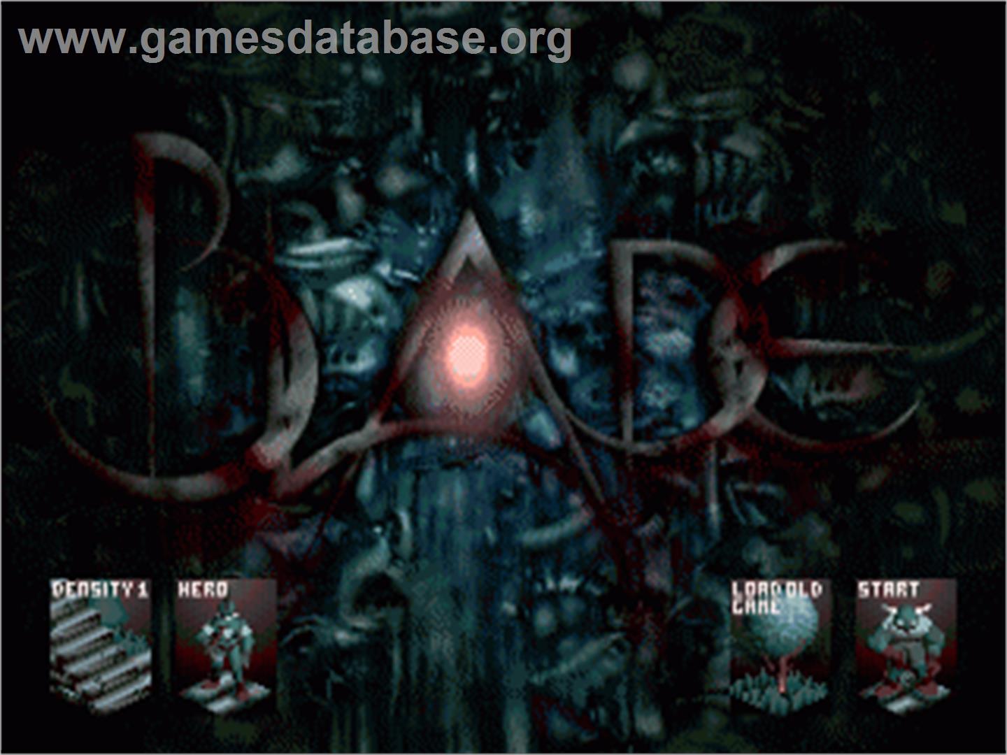 Blade - Commodore Amiga - Artwork - Title Screen