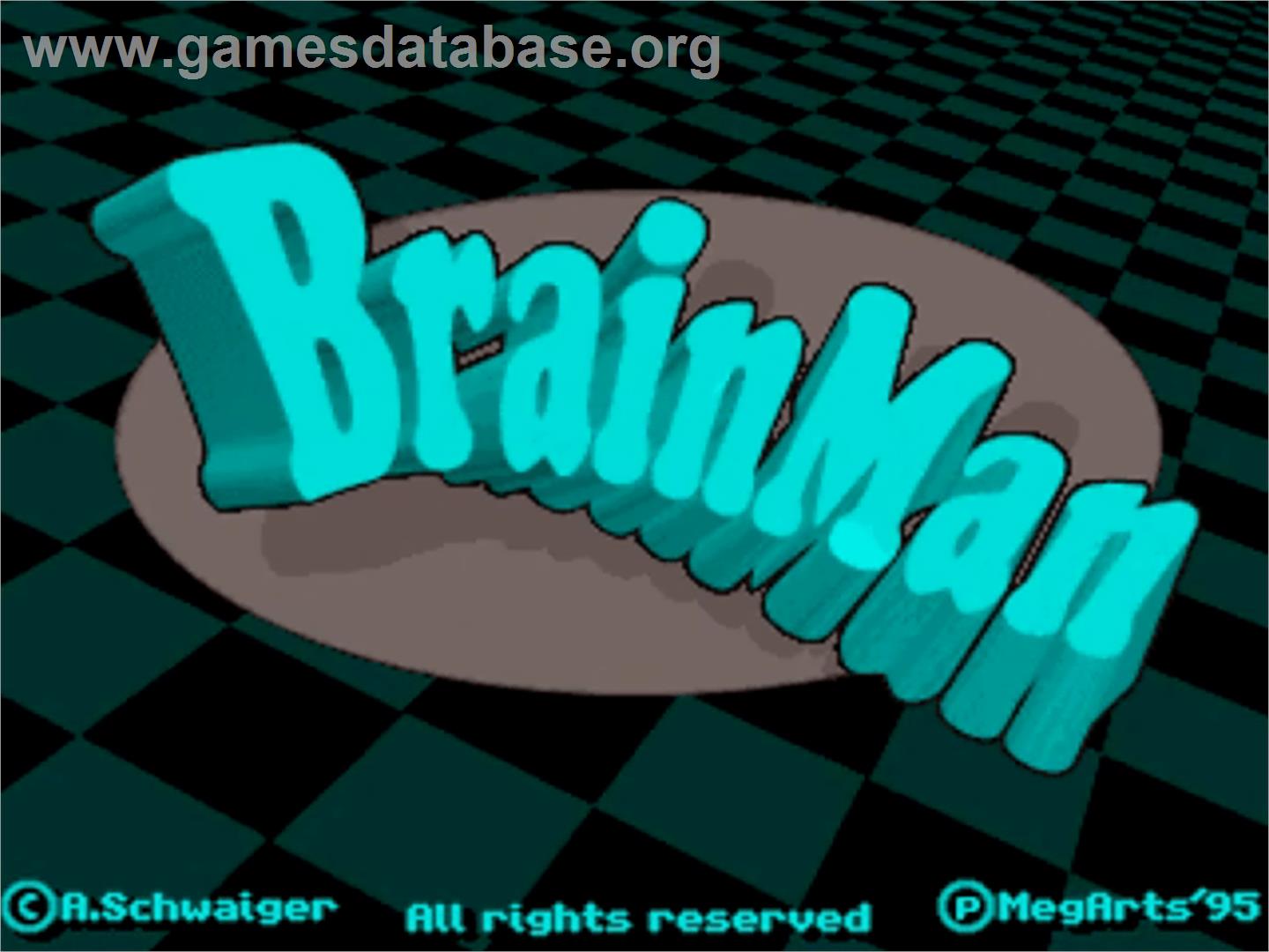 Brainman - Commodore Amiga - Artwork - Title Screen