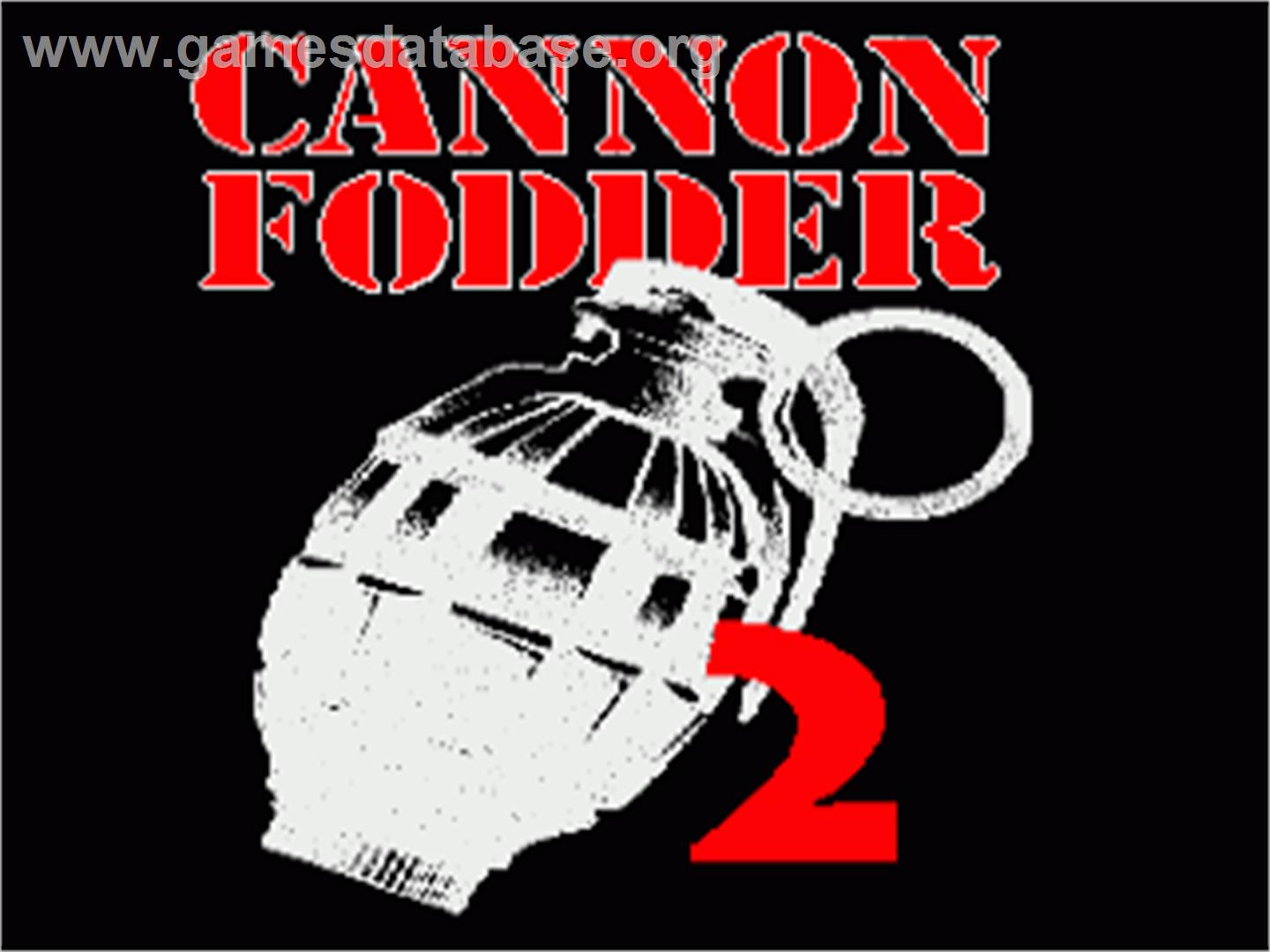Cannon Fodder 2 - Commodore Amiga - Artwork - Title Screen