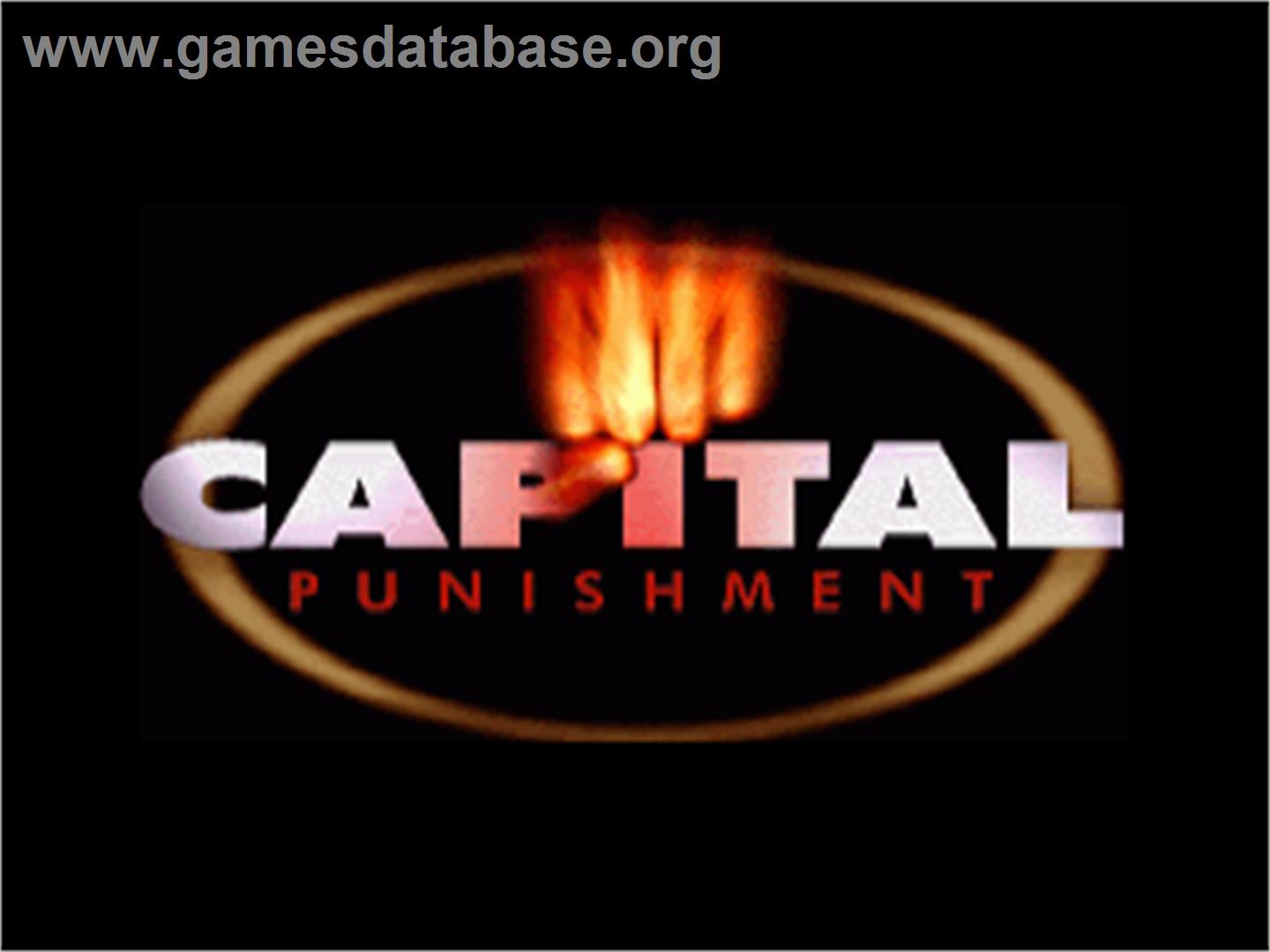 Capital Punishment - Commodore Amiga - Artwork - Title Screen