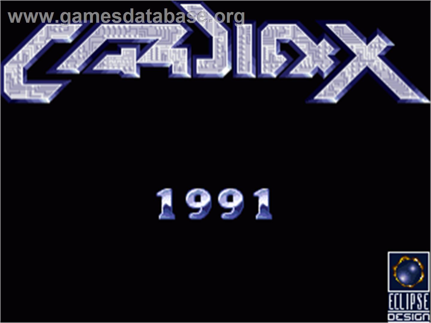 Cardiaxx - Commodore Amiga - Artwork - Title Screen