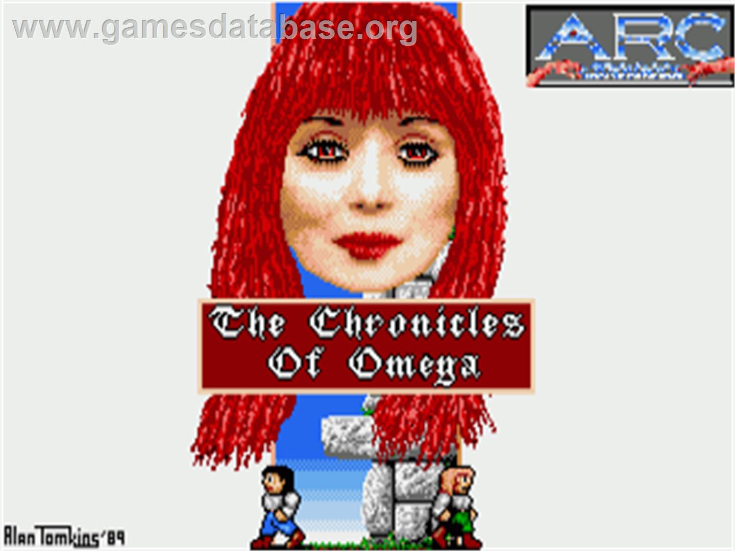 Chronicles Of Omega, The - Commodore Amiga - Artwork - Title Screen