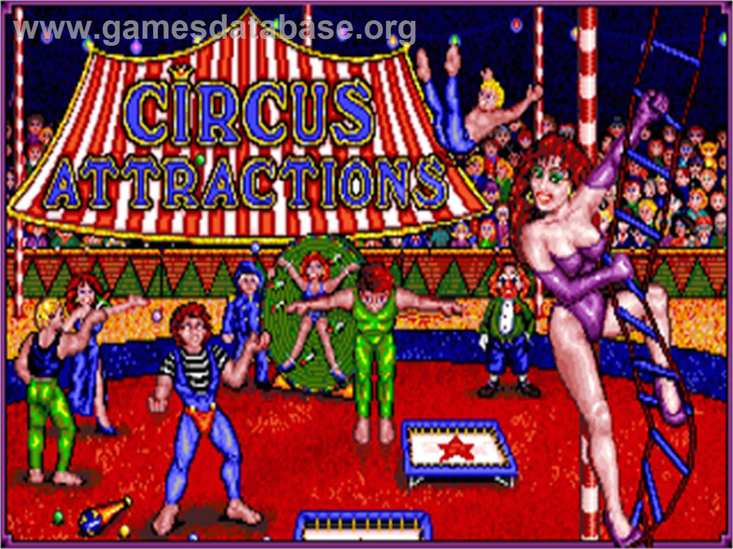 Circus Attractions - Commodore Amiga - Artwork - Title Screen