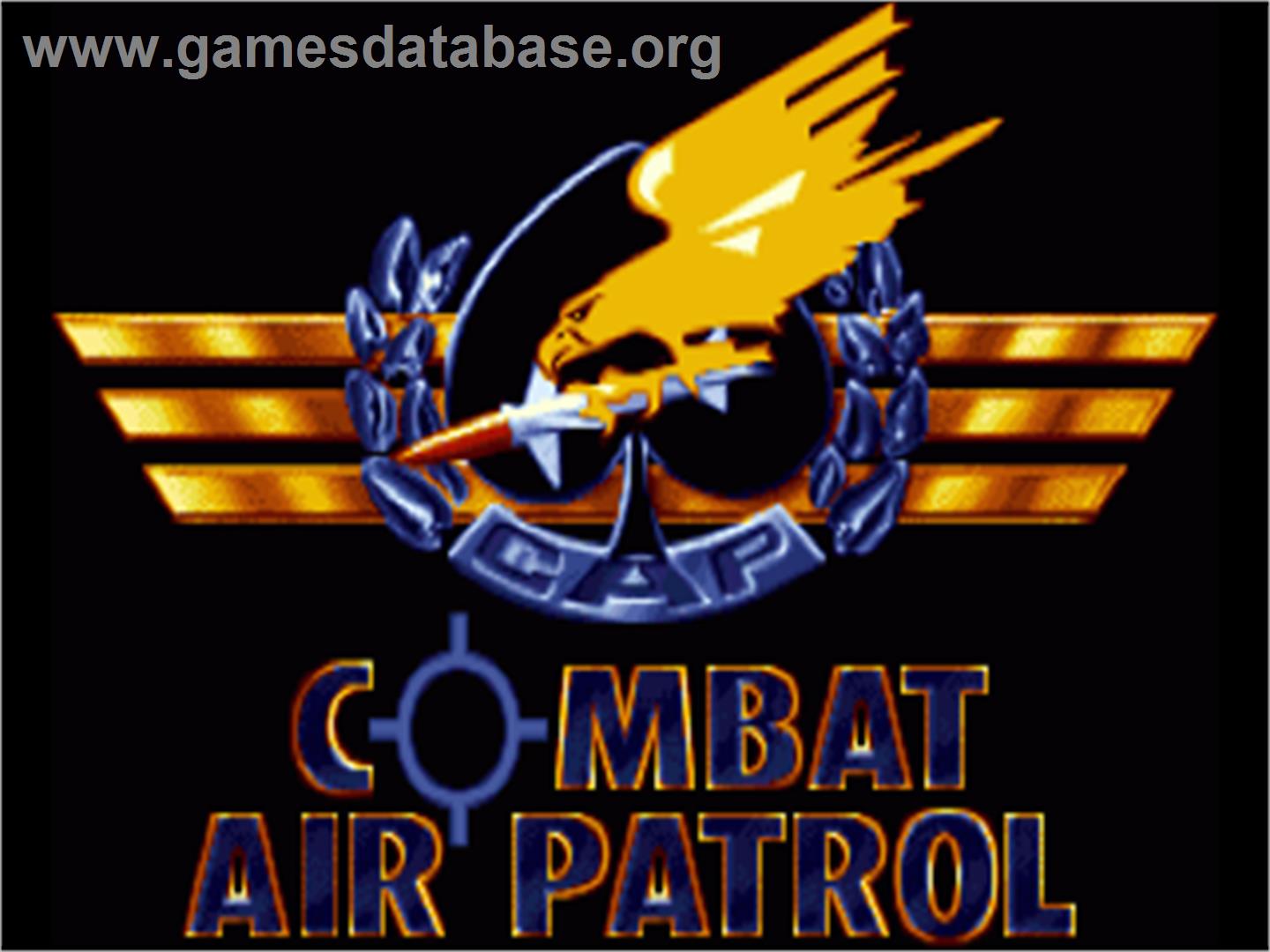 Combat Air Patrol - Commodore Amiga - Artwork - Title Screen