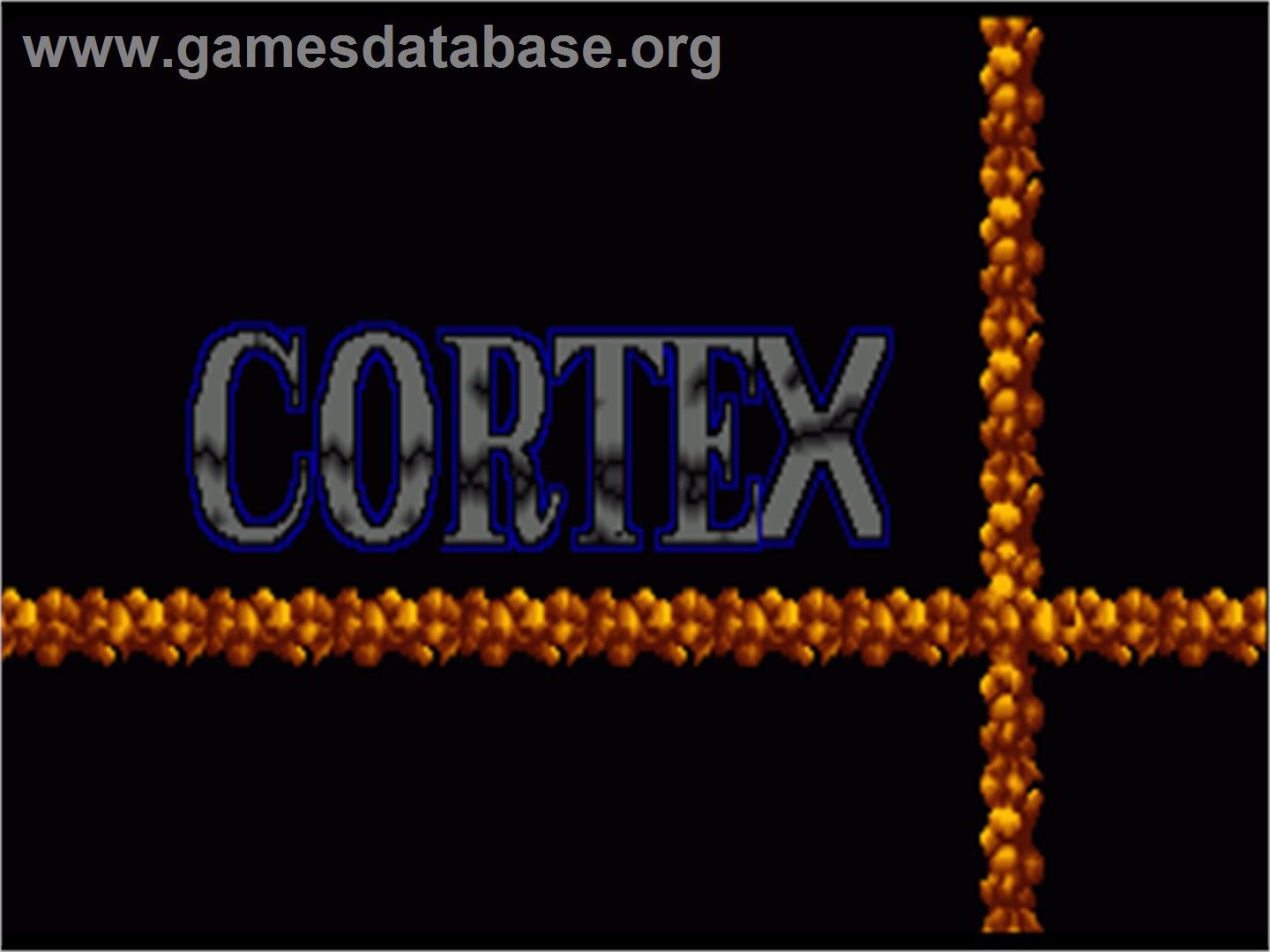 Cortex - Commodore Amiga - Artwork - Title Screen