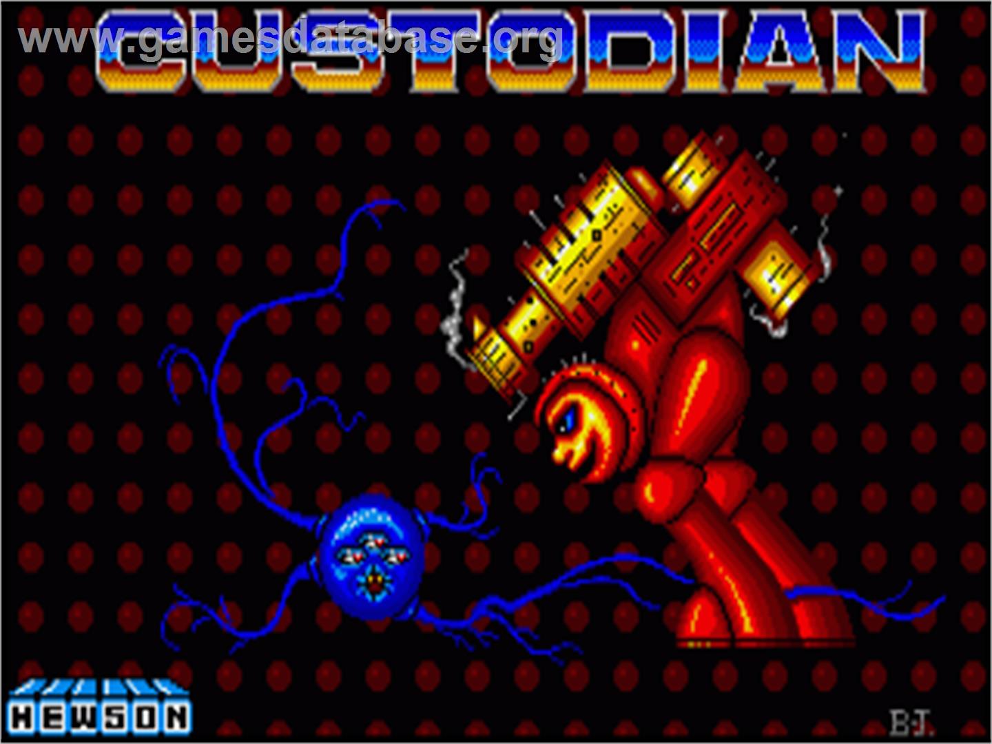 Custodian - Commodore Amiga - Artwork - Title Screen