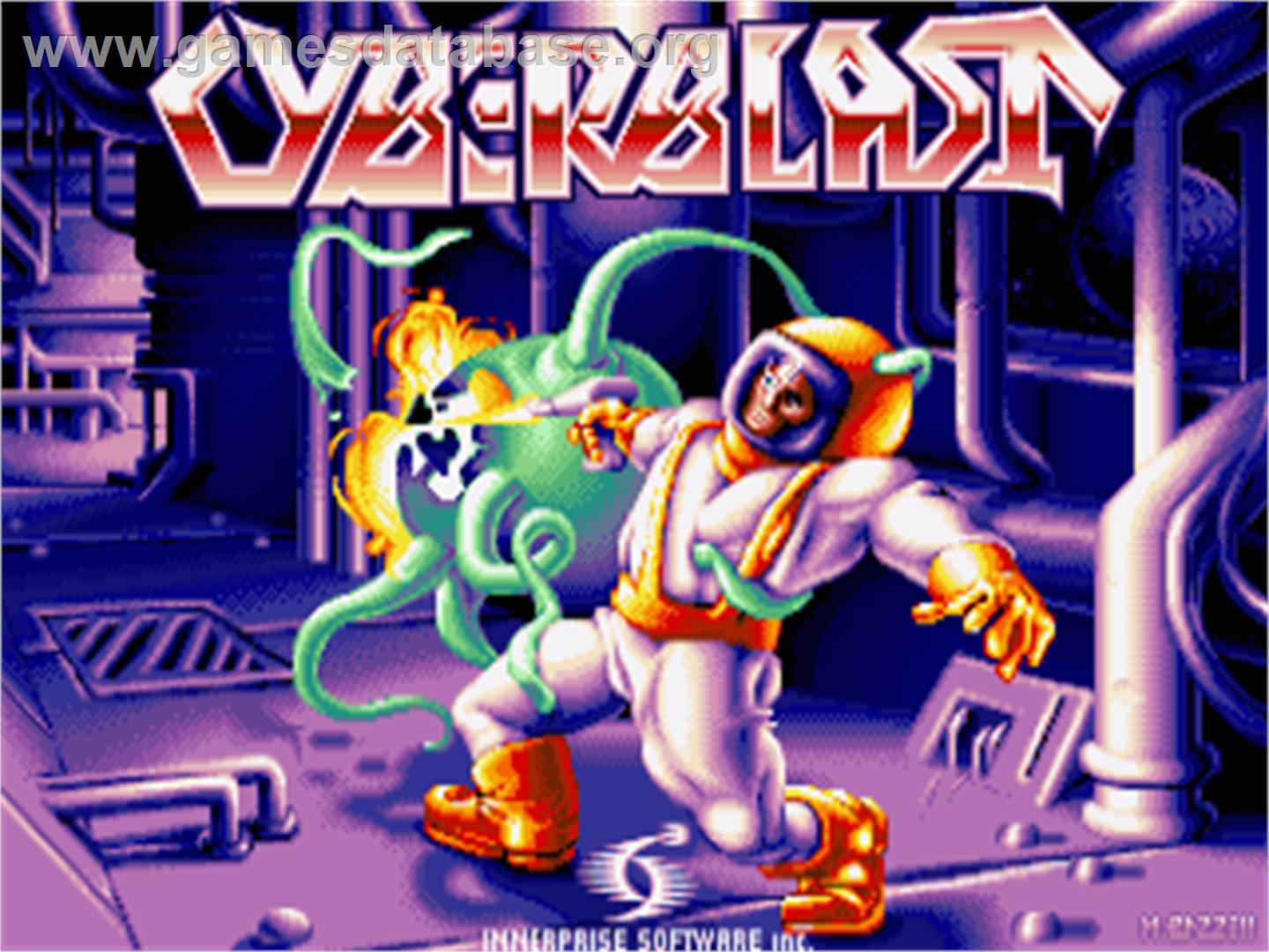 Cyberblast - Commodore Amiga - Artwork - Title Screen