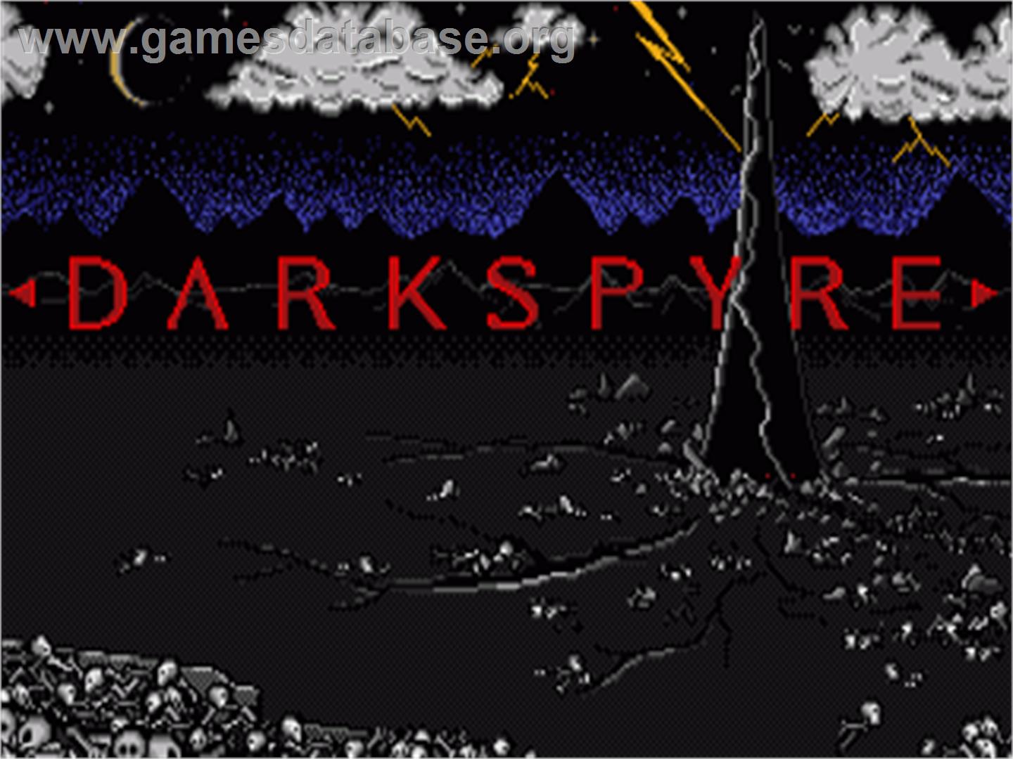 DarkSpyre - Commodore Amiga - Artwork - Title Screen