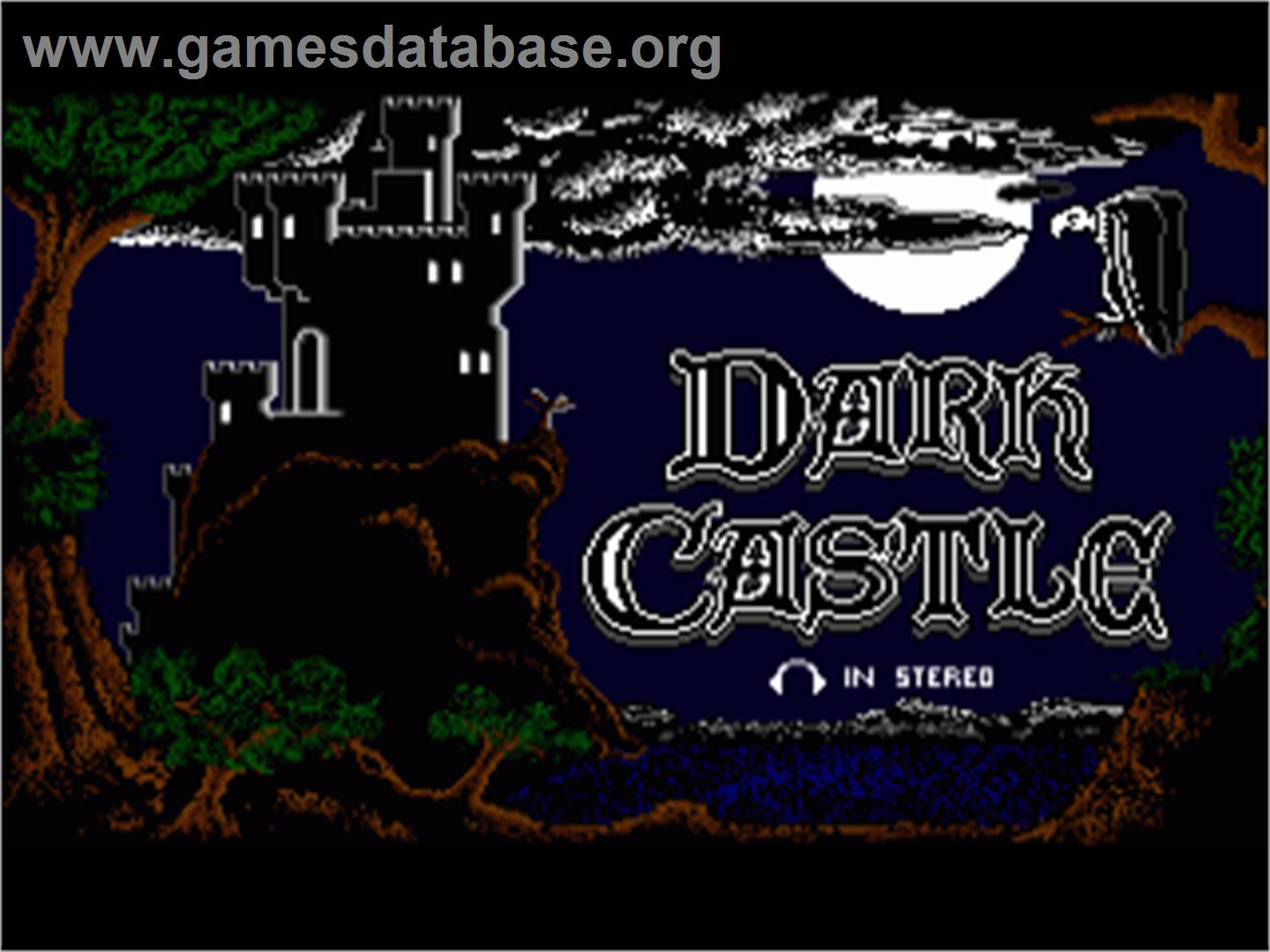 Dark Castle - Commodore Amiga - Artwork - Title Screen