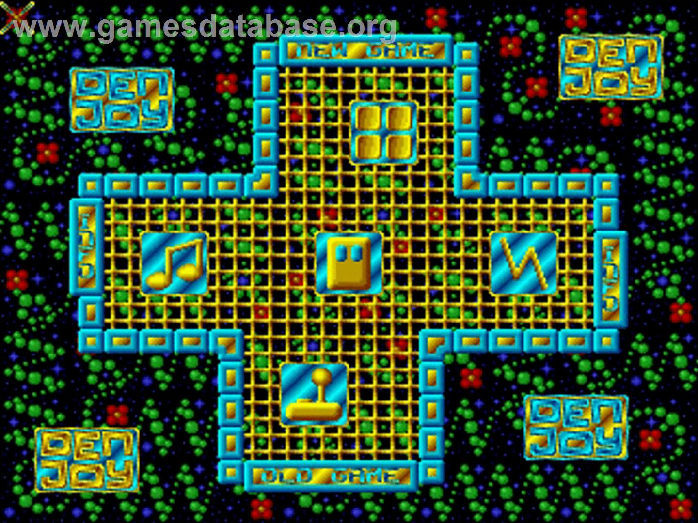 Denjoy - Commodore Amiga - Artwork - Title Screen