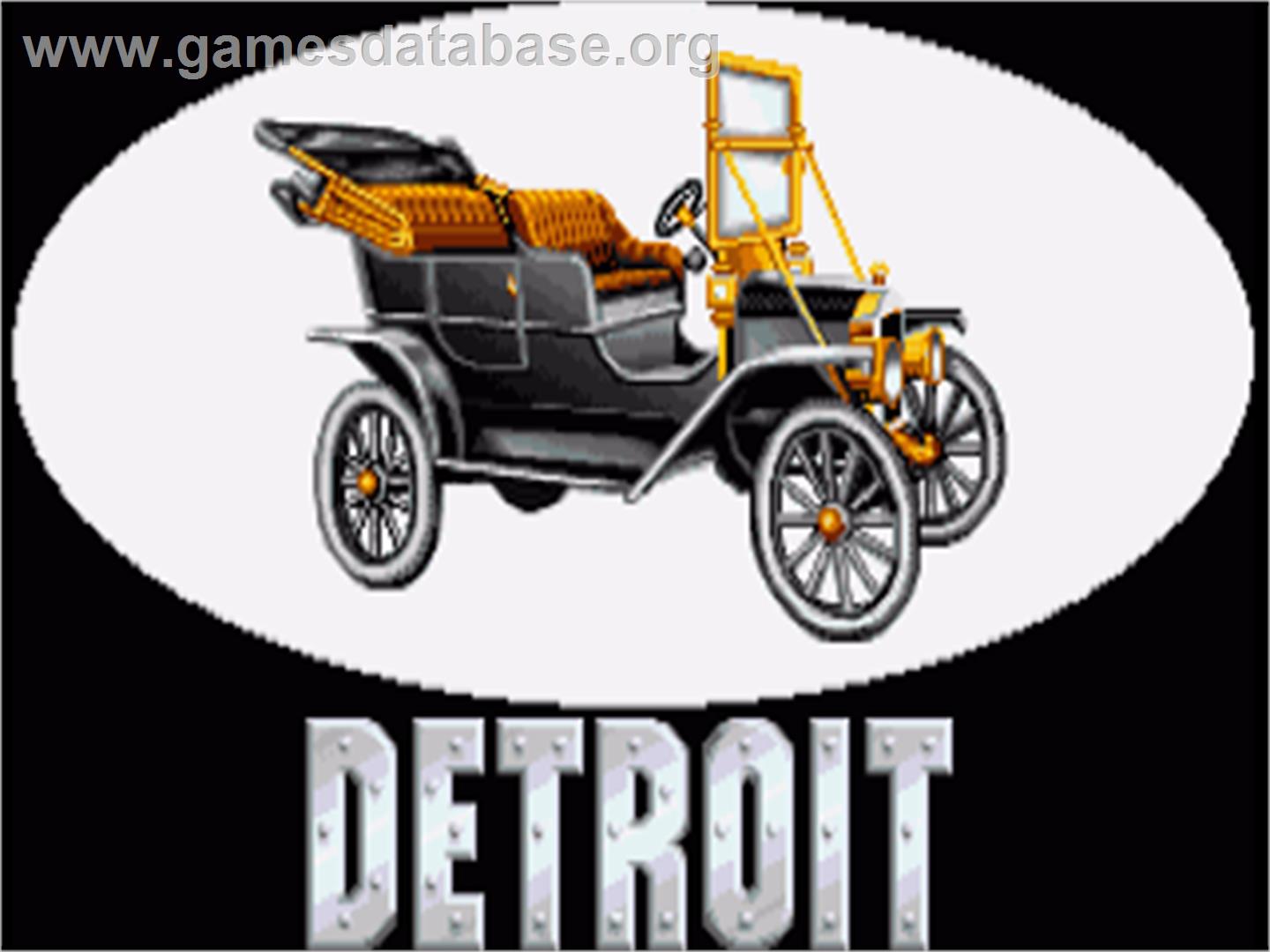 Detroit - Commodore Amiga - Artwork - Title Screen