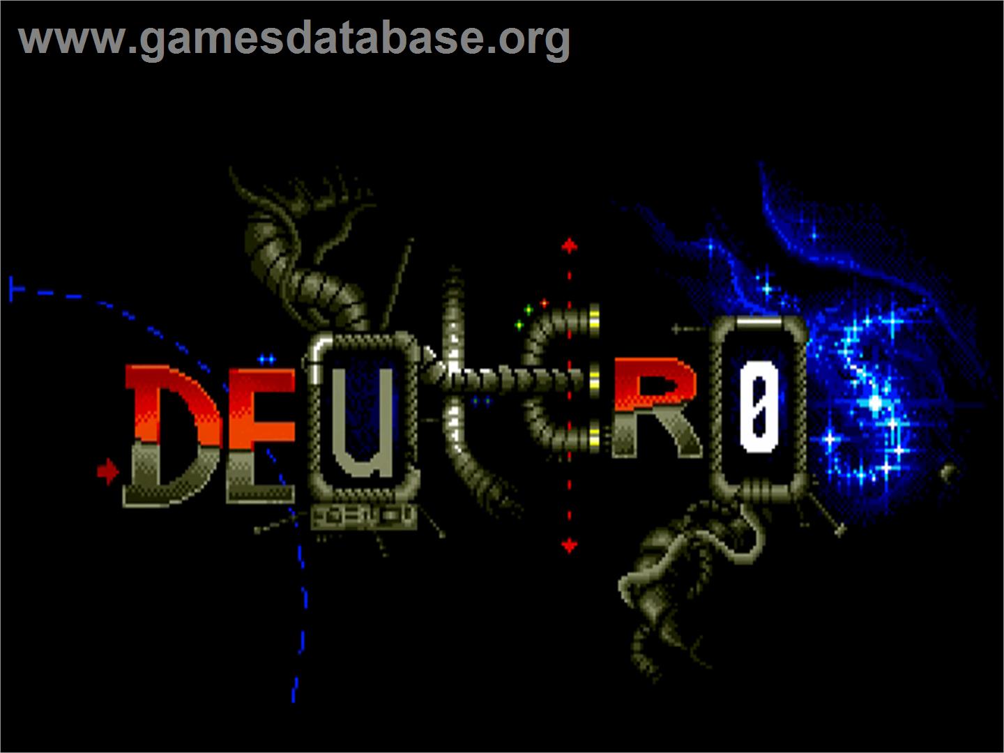 Deuteros - Commodore Amiga - Artwork - Title Screen