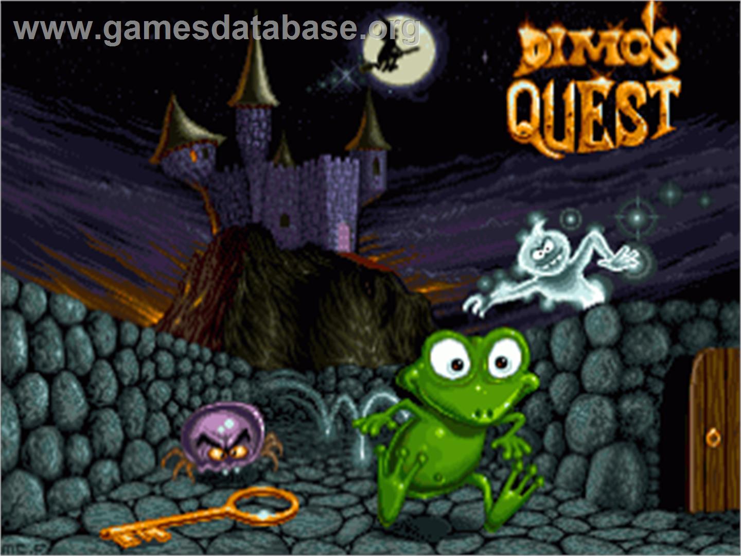 Dimo's Quest - Commodore Amiga - Artwork - Title Screen