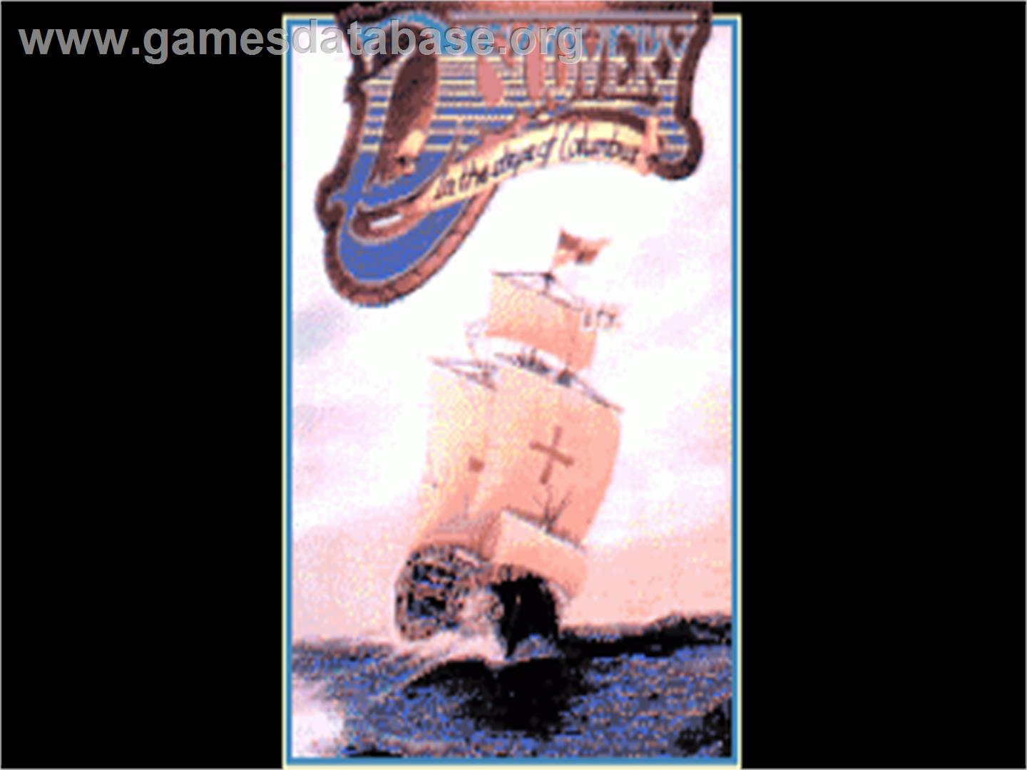 Discovery: In the Steps of Columbus - Commodore Amiga - Artwork - Title Screen
