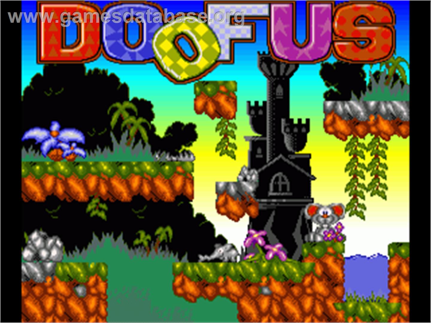 Doofus - Commodore Amiga - Artwork - Title Screen