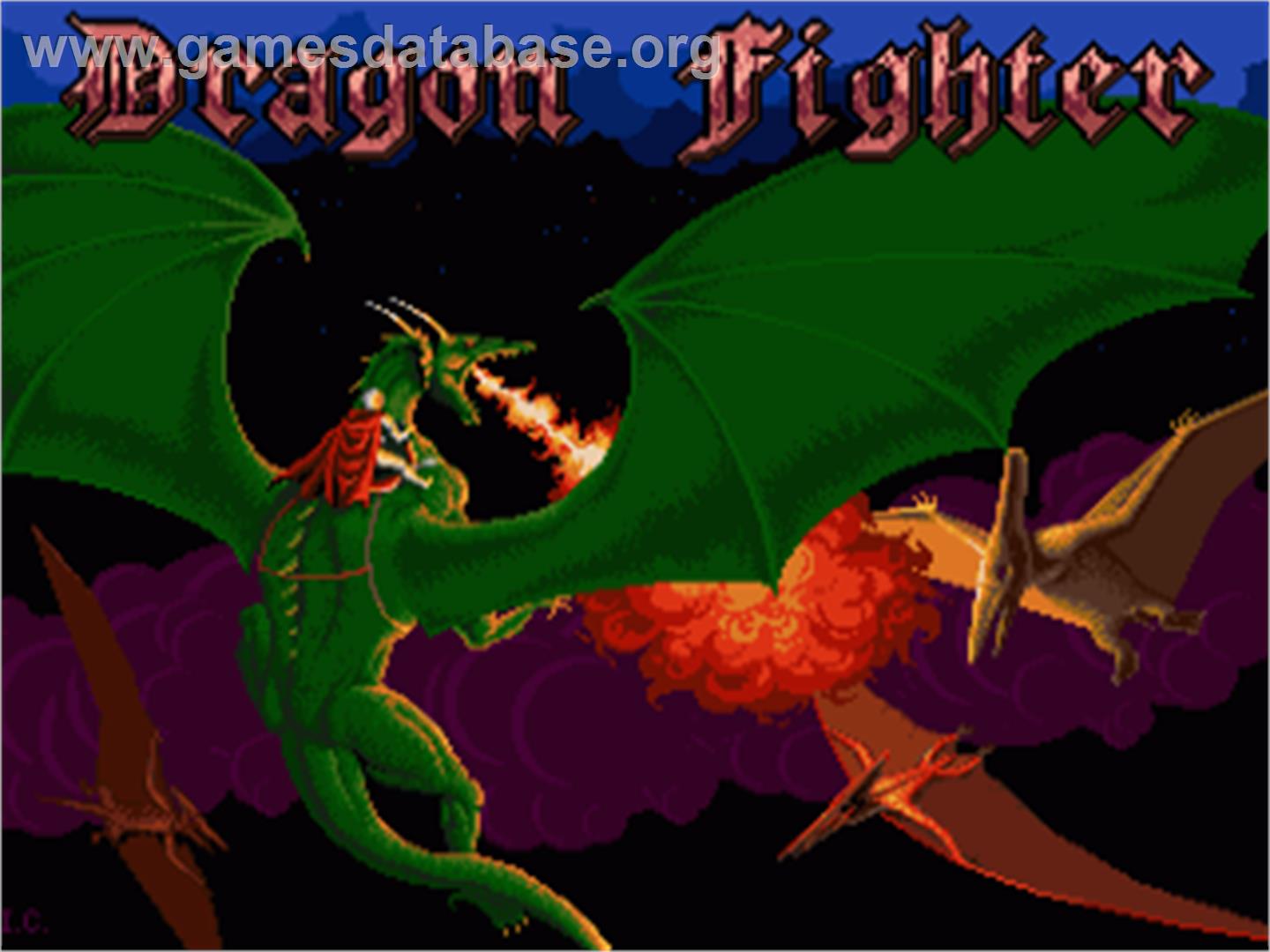 Dragon Fighter - Commodore Amiga - Artwork - Title Screen