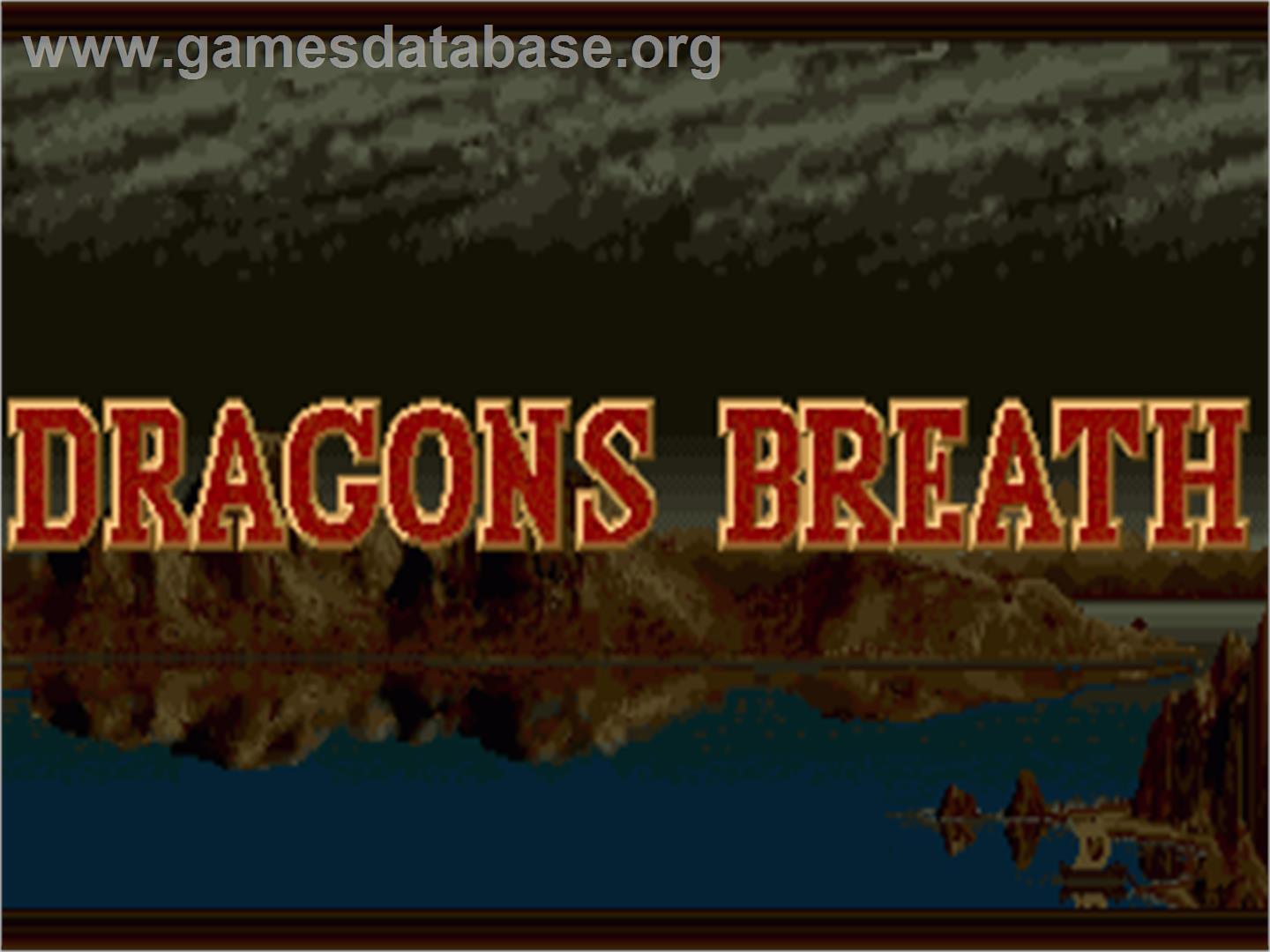 Dragons Breath - Commodore Amiga - Artwork - Title Screen